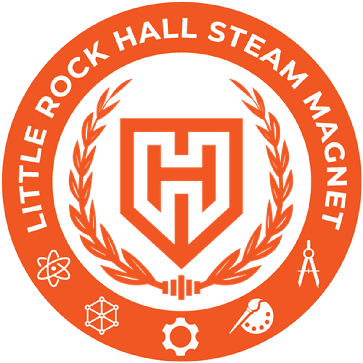 hall high steam magnet logo template 300