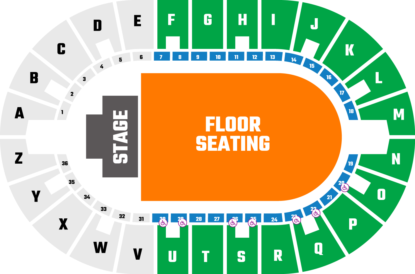 Arkansas State Fair 2024 Bank OZK Concert Series Seating Chart